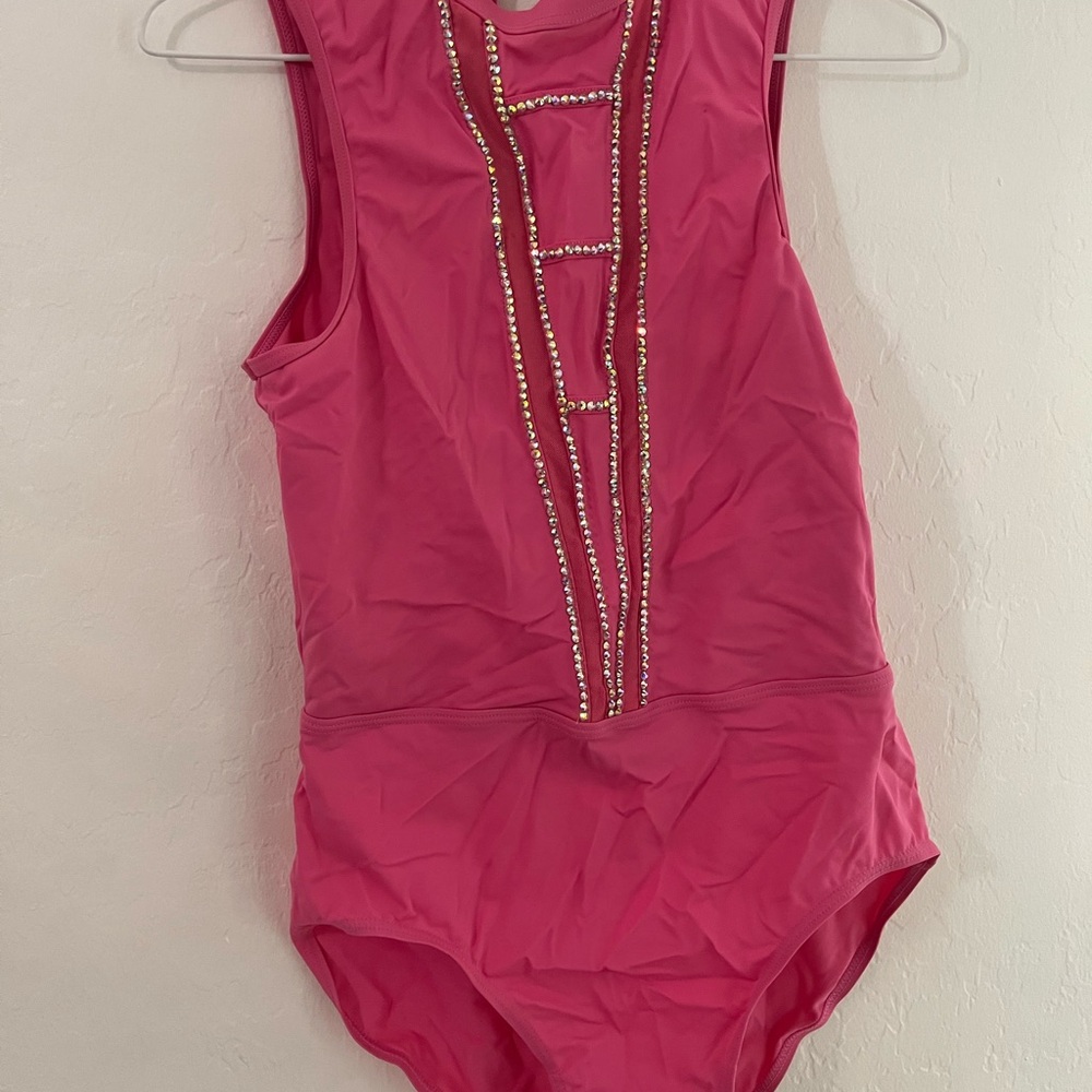 Pink Kids One Piece Swimsuit